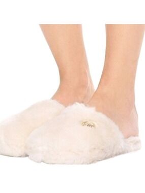 Michael Kors Jet Fur Closed Toe Slides